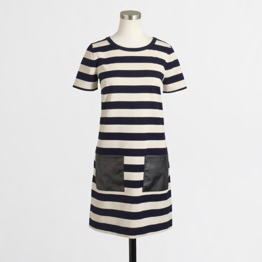 NWT J. Crew Factory Stripe pocket dress